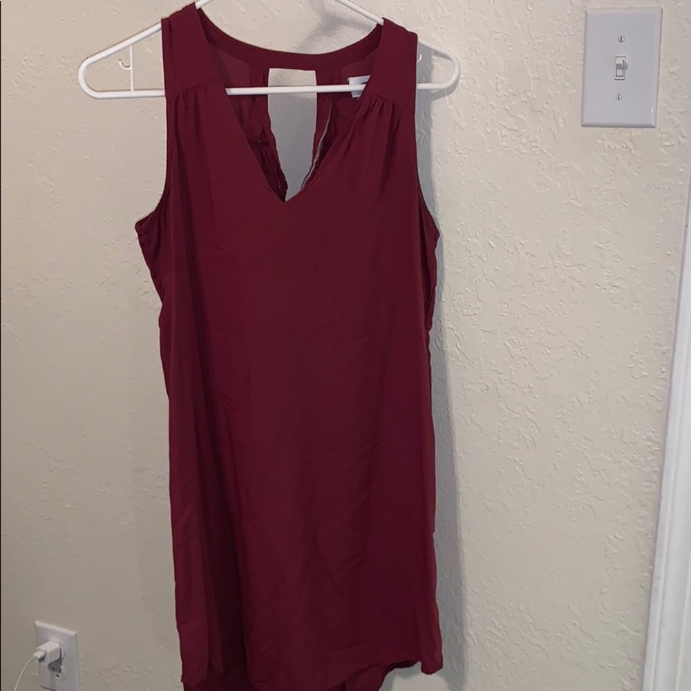 Maroon Dress